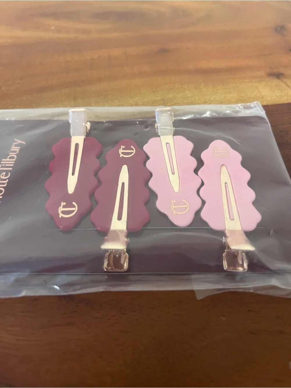 Charlotte Tilbury Pink & Rose Wave Hair Clip Set for Kids